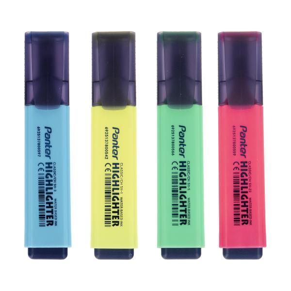 ماژیک علامت گذار پنتر مدل HL100 بسته 4 عددی